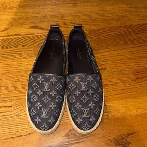 Louis Vuitton Monogram Denim Starboard Espadrilles size 36
